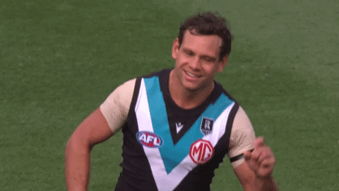 Aussie Rules Celebration GIF by Port Adelaide FC