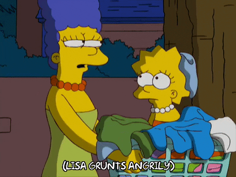 marge simpson cart GIF