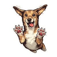 Happy Fun Sticker by abana a cauda