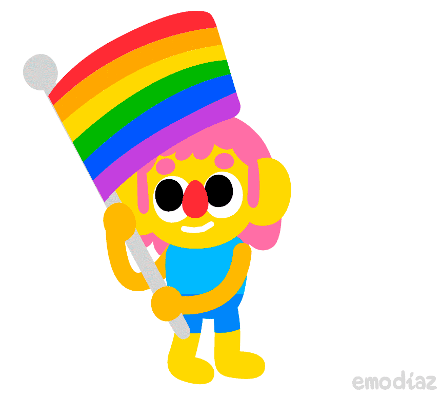 Rainbow Gay GIF by Emo Díaz