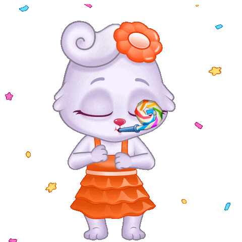 Celebrate New Year Sticker by Lucas and Friends by RV AppStudios