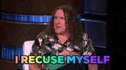 I Recuse Myself Weird Al GIF by ABC Network
