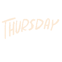Days Thursday Sticker by BrittDoesDesign