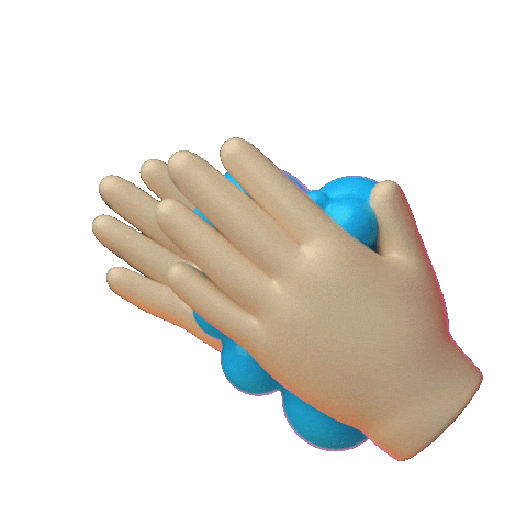 Wash Hands 3D Sticker by Emoji