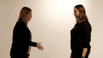 cowsandstars awkward handshake awkward handshake cowsandstars GIF