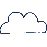 KatieCannonDesigns weather cloud cloudy katie cannon Sticker