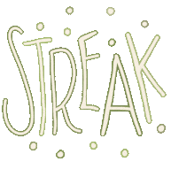 Dots Streak Sticker