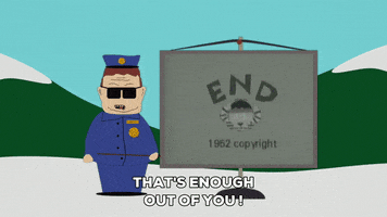 screen exclaiming GIF by South Park 