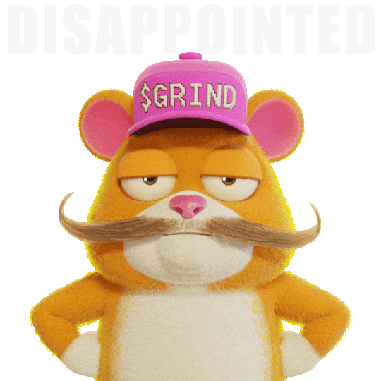 Disappointed Let Down Sticker by Grind