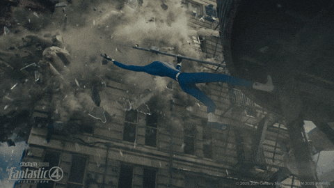 Stretching Fantastic Four GIF by Marvel Studios