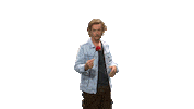 David Spade Rose Sticker by Lights Out with David Spade