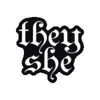 minervasmark instagram queer she pronouns Sticker