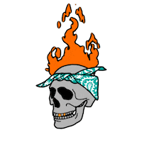 Art Burning Sticker