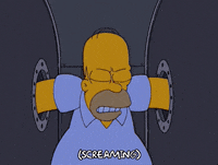 scared homer simpson GIF
