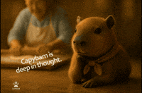 Serious Thinking GIF