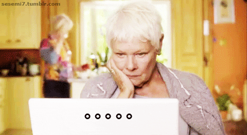 i am too tired to re-edit them judi dench GIF
