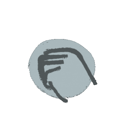 Point Here Sticker
