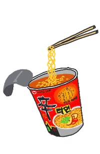 Cup Noodles Sticker by Q-ri