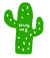 sonoka hug cactus hugme Sticker