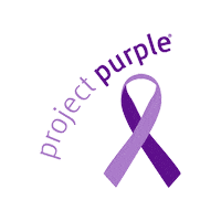 ProjectPurple pancreatic cancer pancreaticcancer pancreas cancer project purple Sticker