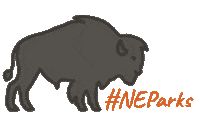 NEGameandParks outdoors buffalo bison nebraska Sticker