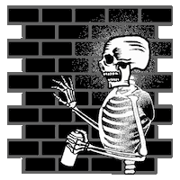 Art Skull Sticker