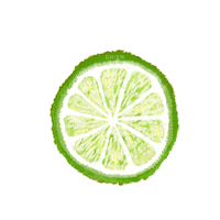 Orange Fruit Sticker