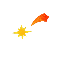 Star Comet Sticker