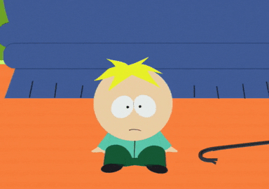 confused butters stotch GIF by South Park 