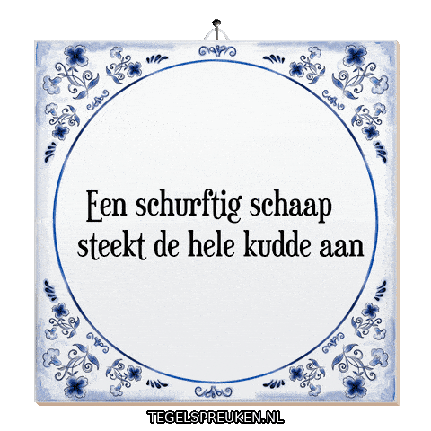 Spreuk Verandering Sticker by Tegelspreuken.nl
