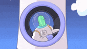 Flying Rocket Ship GIF by doodles