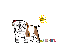 dog love Sticker by makala9_