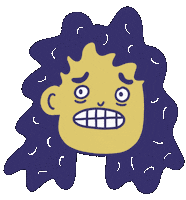 Preocupada Oh No Sticker