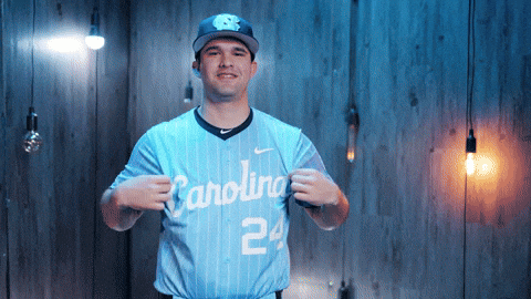 University Of North Carolina Baseball GIF by UNC Tar Heels