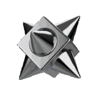 3D Spin Sticker by Larry Toxic