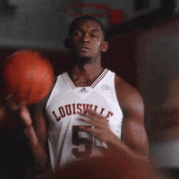 College Basketball Sport GIF by Louisville Cardinals