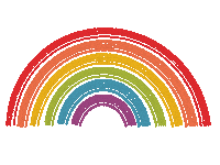 Art Rainbow Sticker by All Things Studio