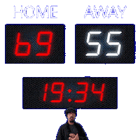 55 Away Sticker