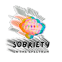 Actuallyautistic Sticker by The Sober Curator