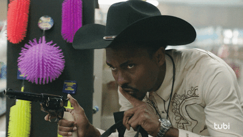 Gun Be Quiet GIF by Tubi