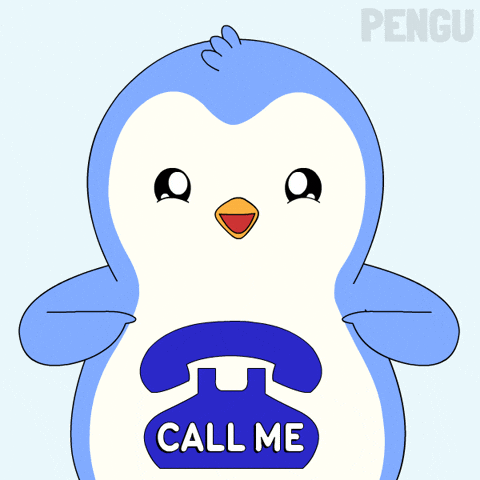 Call Me Waiting GIF by Pudgy Penguins