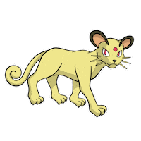 Gen 1 Persian Sticker by Pokémon