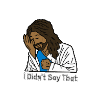 Black Jesus Facepalm Sticker by Pinned Pins