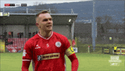 Captain Fist Pump GIF by Cliftonville Football Club