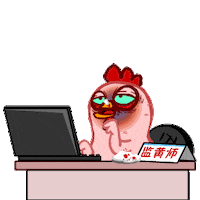 癫鸡 Sticker