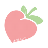 thecheekboss peach cheeky peachy staycheeky Sticker