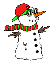 Christmas Snow Sticker by Russell Taysom