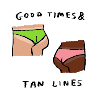 good times swim Sticker