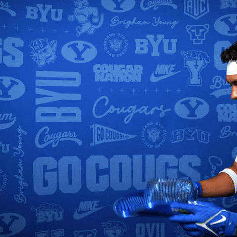 College Football Go Cougs GIF by BYU Cougars