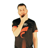 Thinking Beard Sticker by STARK ESPORTS